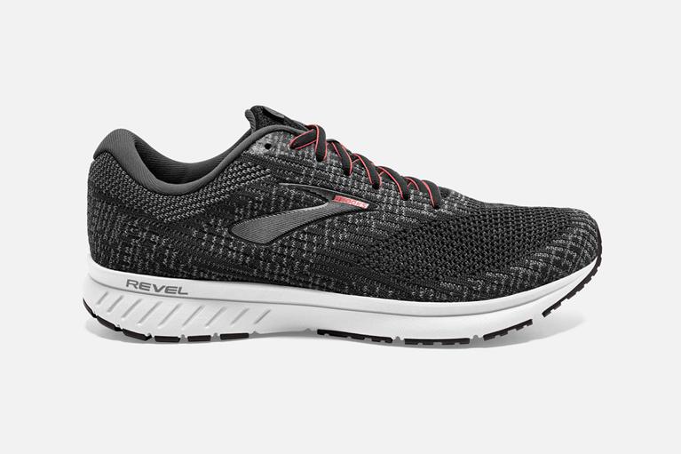 Brooks Revel 3 Road Running Shoes - Men's - Grey (43928-DLEB)